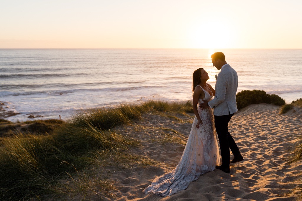 Wedding ceremony on the Mornington Peninsula, Victoria