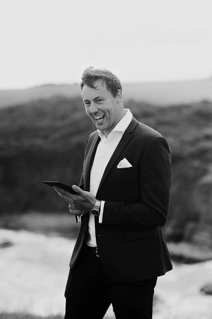 Wedding ceremony at a winery on the Mornington Peninsula